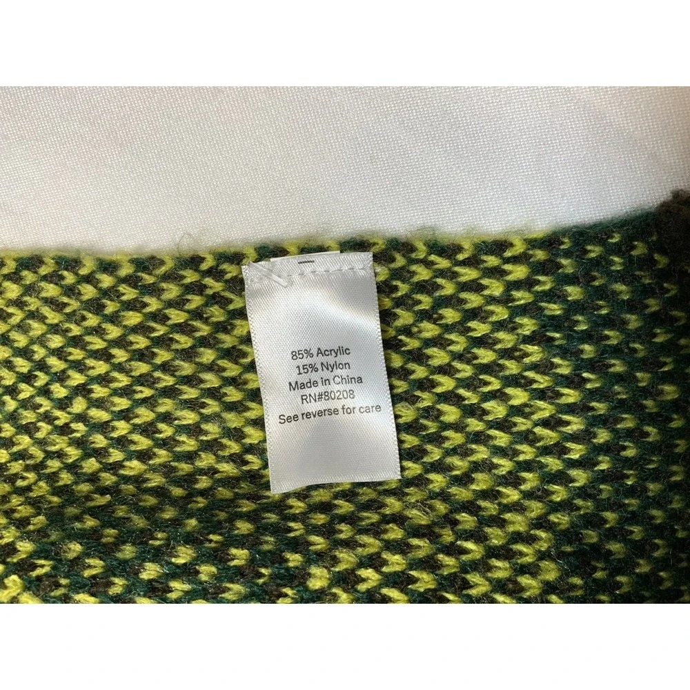 Yummy Sweater Co. Camo Fringed Scarf NEW